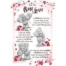 One I Love Poem Me to You Bear Valentine's Day Card Image Preview